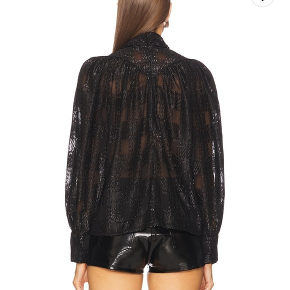 IRO Black Sequin Top - Picture 3 of 7